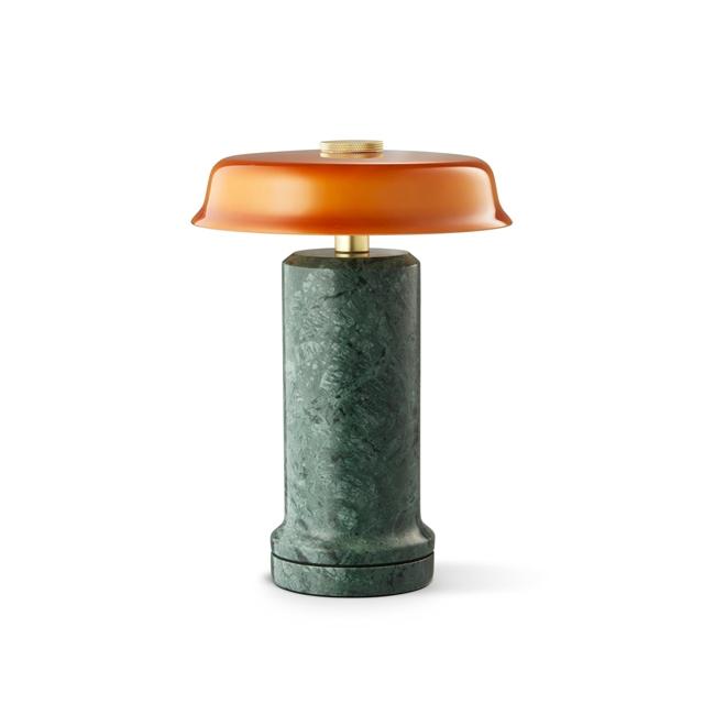 Design By Us Trip No Transportabel Lampe Moss Marble Amber