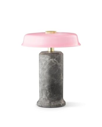 Design By Us Trip No    Transportabel Lampe Silver Marble Rose