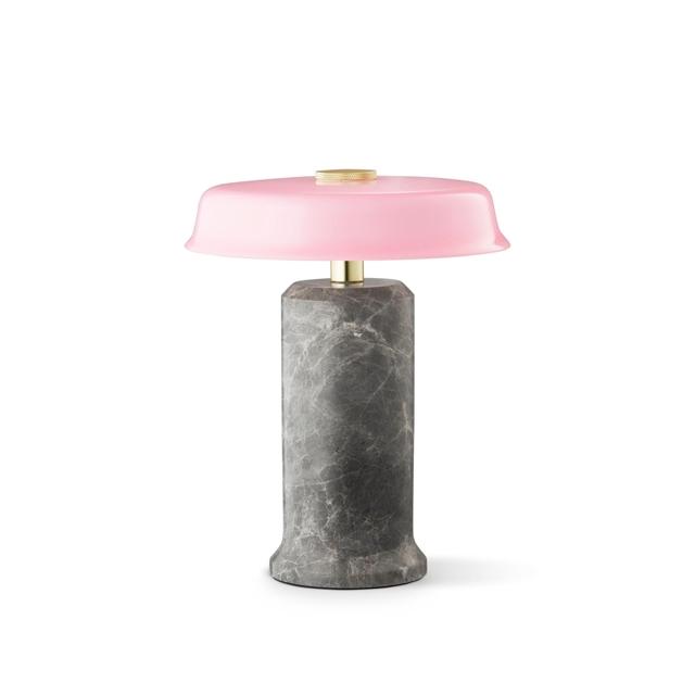Design By Us Trip No Transportabel Lampe Silver Marble Rose