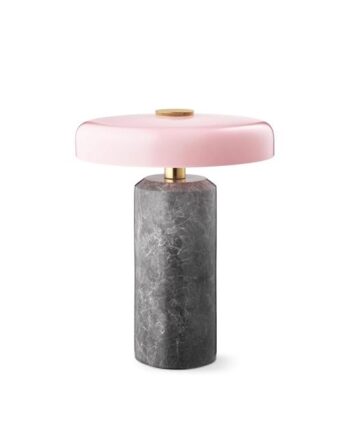 Design By Us Trip Transportabel Lampe Silver Marble Rose