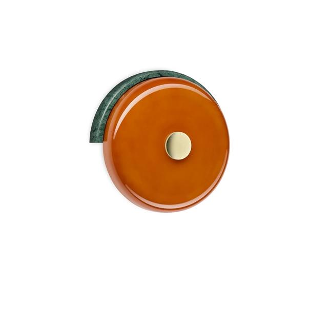 Design By Us Trip Væglampe Moss Marble Amber