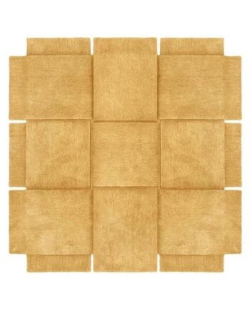 Design House Stockholm Basket Gulvtæppe 180x180 Yellow Ochre