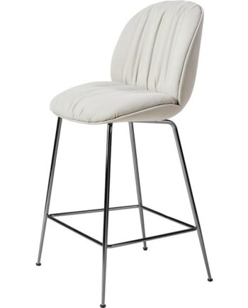Gubi Beetle Soft Barstol H67 Sort Krom Reales 001