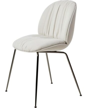 Gubi Beetle Soft Spisebordsstol Sort Krom Reales Limonta 001