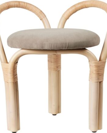 Gubi Bistra Skammel Natural Lakeret Rattan Fustagno Limonta 002