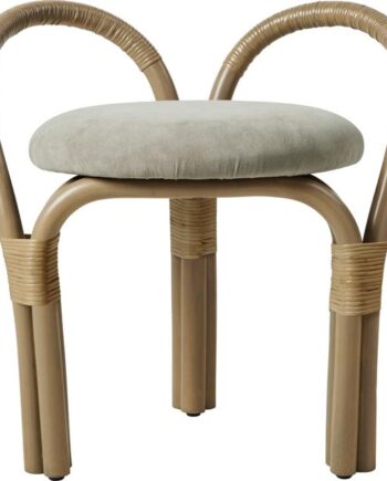 Gubi Bistra Skammel Olive Stained Rattan Fustagno Limonta 003