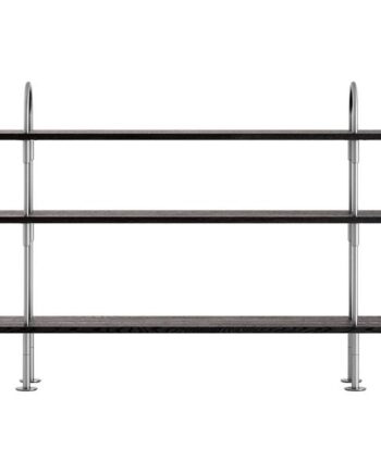Gubi Keen 160 Reolsystem   Hylder Rustfri Stål Askefiner