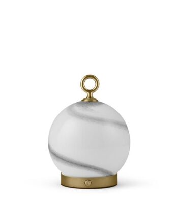 Halo Design Stockholm Transportabel Lampe Marble Grey Antique