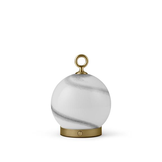 Halo Design Stockholm Transportabel Lampe Marble Grey Antique