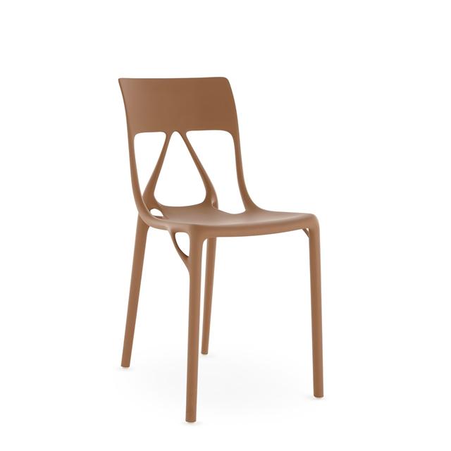 Kartell Lite Spiseborddstol Brun