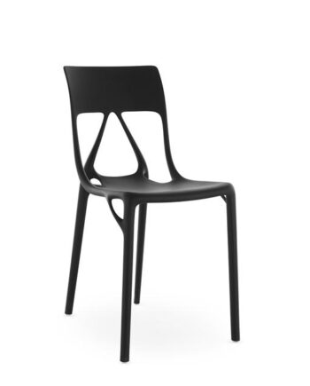 Kartell      Lite Spiseborddstol Sort