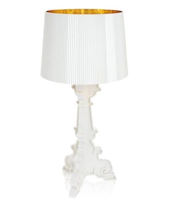 Kartell Bourgie Bordlampe Hvid Guld