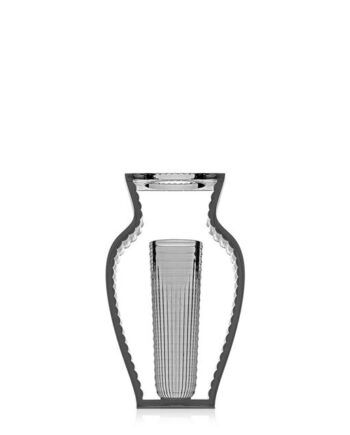Kartell   Shine Vase Røget Grå