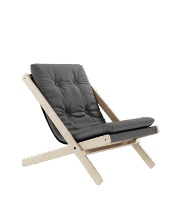 Karup Design Boggie Lænestol    Madras Udendørs 403 Dark Grey Olieret Bøg