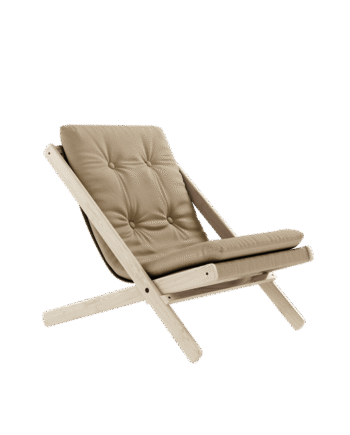 Karup Design Boggie Lænestol    Madras Udendørs 402 White Olieret Bøg