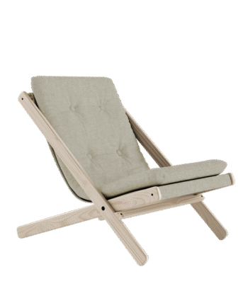 Karup Design Boogie Lænestol    Madras 914 Linen Rå Bøg