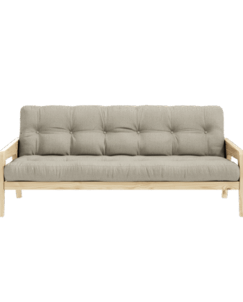 Karup Design Grab Sofa Med  -lags Madras 914 Linen Raw