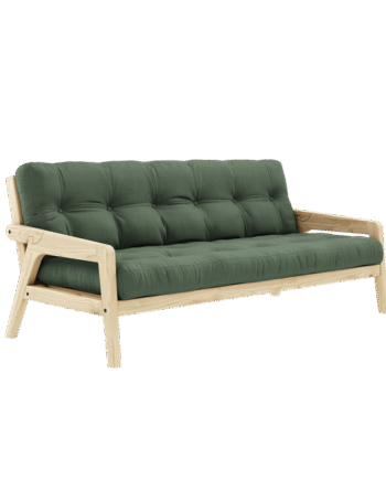 Karup Design Grab Sofa Med  -lags Madras 756 Olive Green Raw