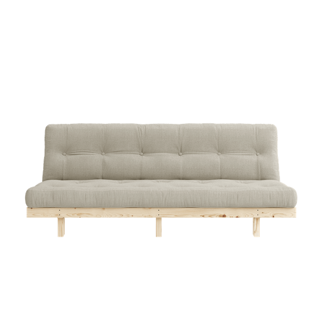 Karup Design Lean Sofa Sovesofa Med Madras 130x190 Beige Raw