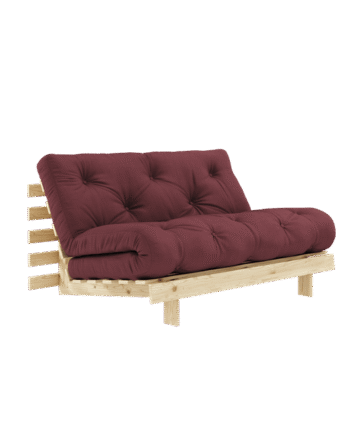 Karup Design Roots Sovesofa Med Madras 140x200 710 Bordeaux Raw