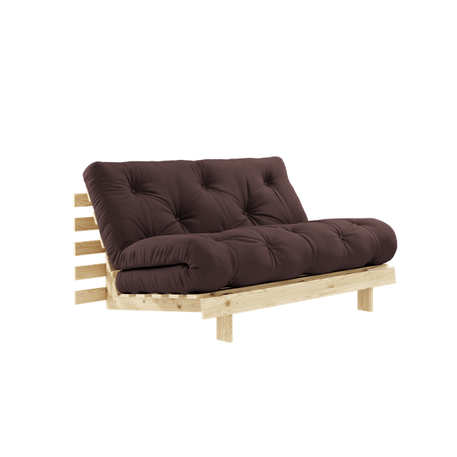 Karup Design Roots Sovesofa Med Madras 140x200 715 Brown Raw