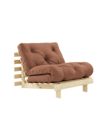 Karup Design Roots Sovesofa Med Madras 90x200 759 Clay Brown Raw