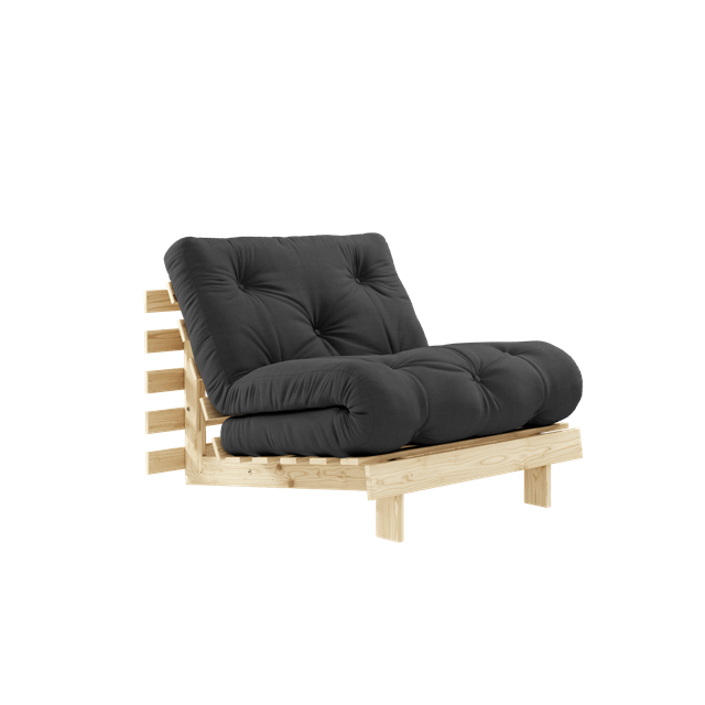 Karup Design Roots Sovesofa Med Madras 90x200 734 Mørkegrå Raw