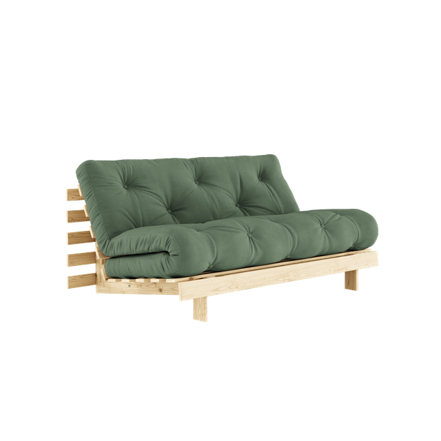 Karup Design Roots Sovesofa Med Madras 160x200 756 Olive Green Raw