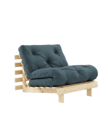 Karup Design Roots Sovesofa Med Madras 90x200 757 Petrol Blue Raw