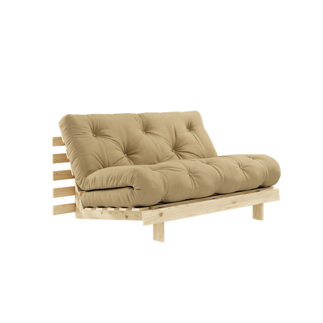Karup Design Roots Sovesofa Med Madras 140x200 758 Wheat Beige Raw