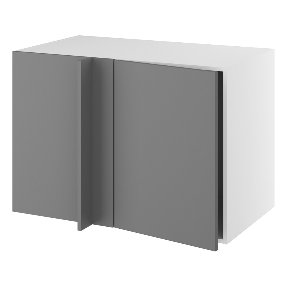 Kitchn Hjørneindstikskab Karrusel Og Blændplade :600 Låge 496 Mm Min 1150 Mm Fra Væg :704 :580 :1000