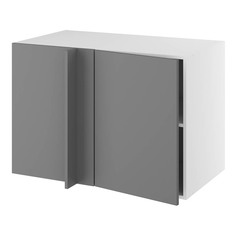 Kitchn Hjørneindstiksskab Hylde Og Blændplade :600 Låge 496 Mm Min 1150 Mm Fra Væg :704 :580 :1000