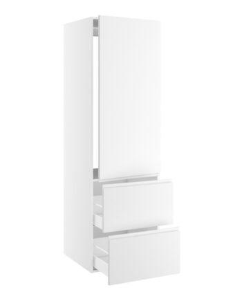 Kitchn Højskab Til Integreret Køl Nichemål 1232x567 Mm      Låge Med Hængselsboring  :1244 Og   Skuffer  :348  :1952  :580  :600