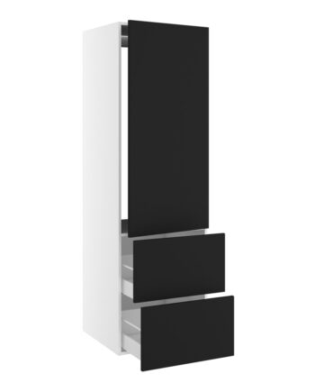 Kitchn Højskab Til Integreret Køl Nichemål 1232x567 Mm      Låge Med Hængselsboring  :1244 Og   Skuffer  :348  :1952  :580  :600