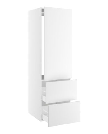 Kitchn Højskab Til Integreret Køl Nichemål 1232x567 Mm      Låge Uden Hængselsboring  :1244 Og   Skuffer  :348  :1952  :580  :600