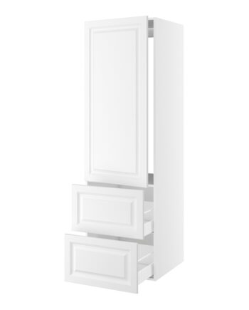 Kitchn Højskab Til Integreret Køl Nichemål 1232x567 Mm      Låge Uden Hængselsboring  :1244 Og   Skuffer  :348  :1952  :580  :600