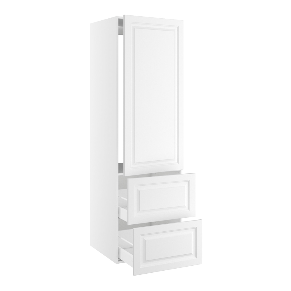 Kitchn Højskab Til Integreret Køl Nichemål 1232x567 Mm Låge Uden Hængselsboring :1244 Og Skuffer :348 :1952 :580 :600