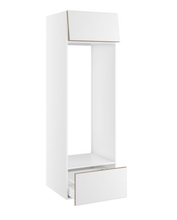 Kitchn Højskab Til Køl Nichemål 1295x567 Mm  Toplåge  :316 Og Skuffe  :316  :1952  :580  :600