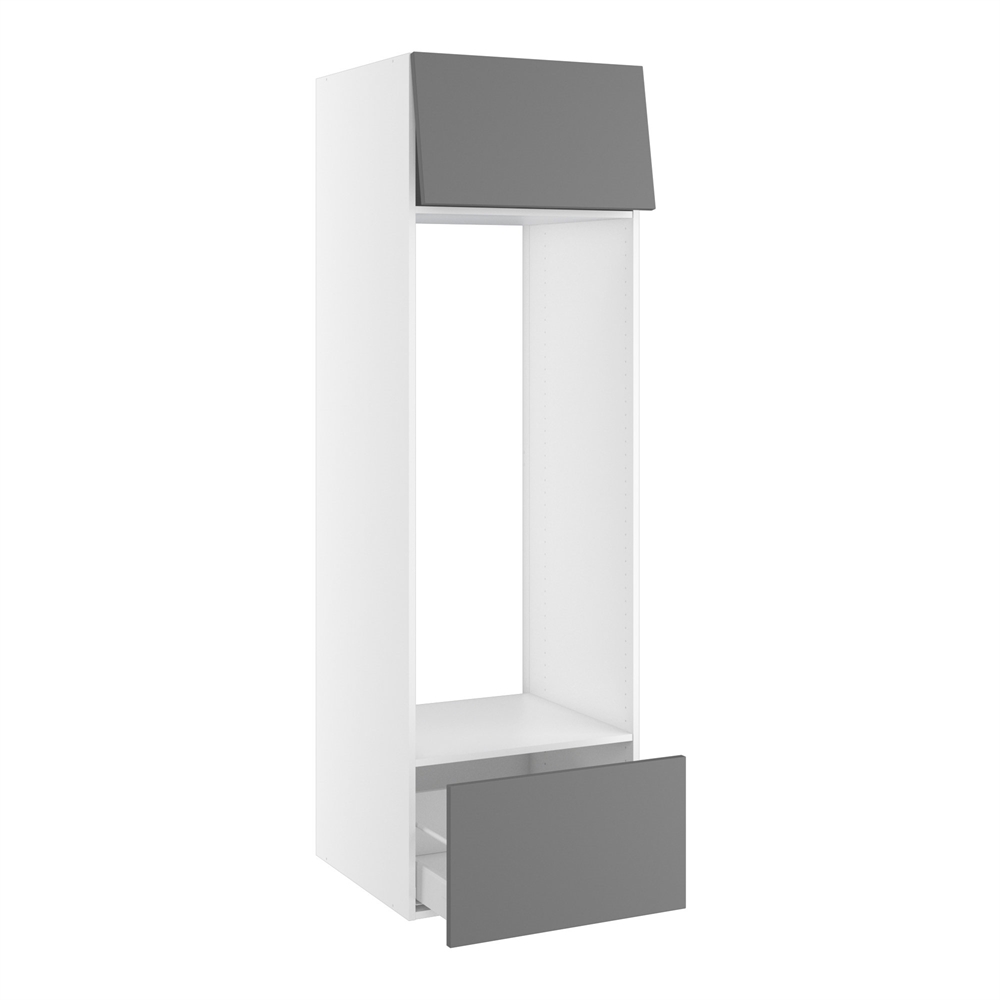 Kitchn Højskab Til Køl Nichemål 1232x567 Mm Toplåge :348 Og Skuffe :348 :1952 :580 :600