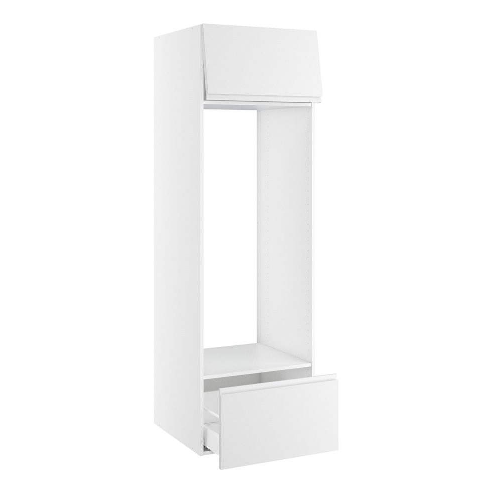 Kitchn Højskab Til Køl Nichemål 1232x567 Mm Toplåge :348 Og Skuffe :348 :1952 :580 :600