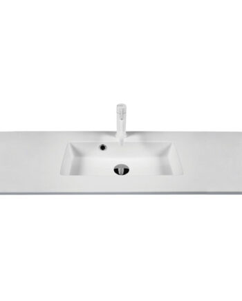 Kitchn Marmorline Colombo Badvask   Hvid  Mat Marmor  : 36 Cm