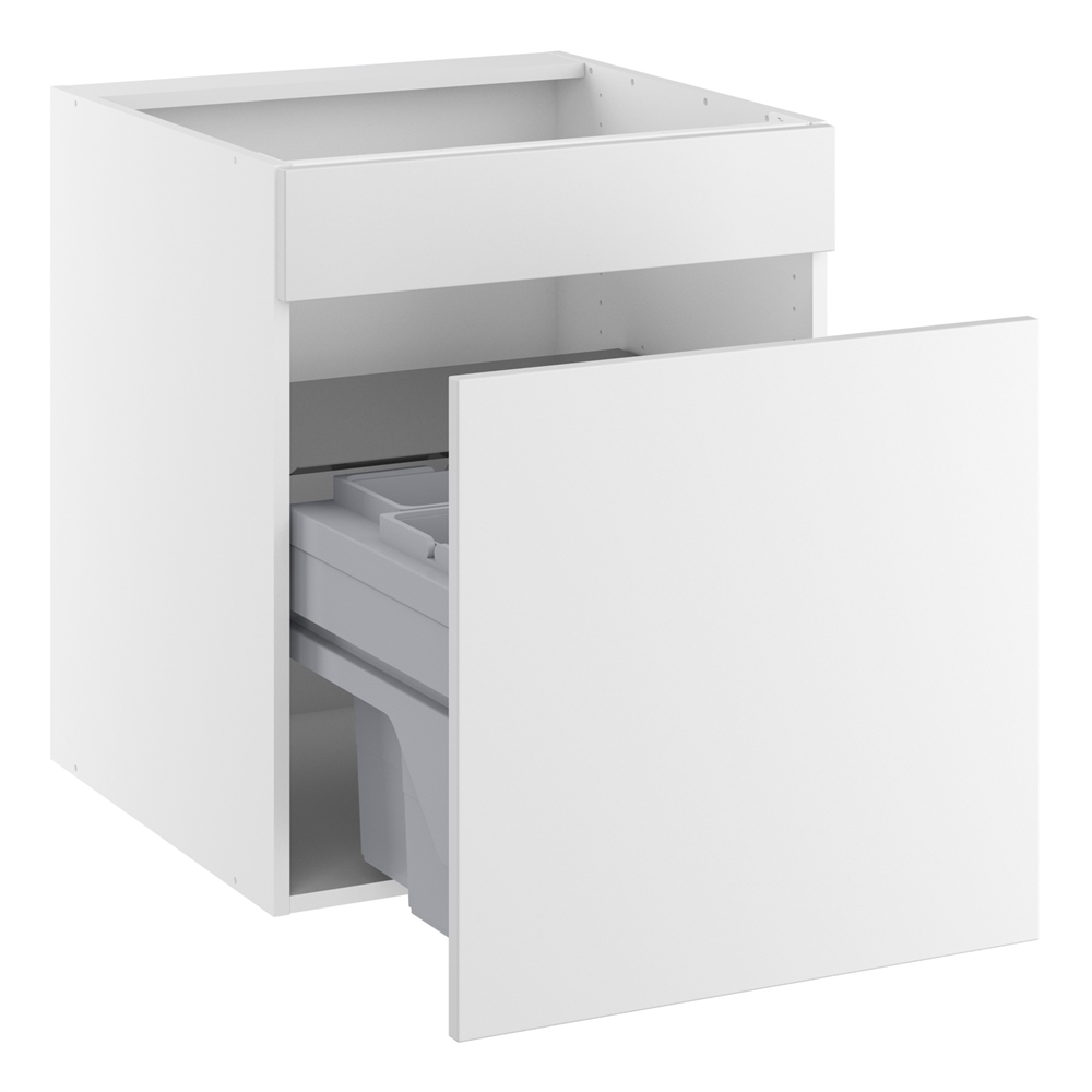 Kitchn Vaskeskab Luksusaffaldsudtræk Spande Låge 572 Blændfront 124 Udtræk 450 Mm :704 :580 :600