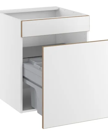 Kitchn Vaskeskab   Luksusaffaldsudtræk   Spande   Låge    572   Blændfront    124 Udtræk    450 Mm   :704  :580  :600