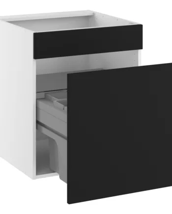 Kitchn Vaskeskab   Luksusaffaldsudtræk   Spande   Låge    572   Blændfront    124 Udtræk    450 Mm   :704  :580  :600