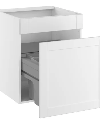Kitchn Vaskeskab   Luksusaffaldsudtræk   Spande   Låge    572   Blændfront    124 Udtræk    450 Mm   :704  :580  :600