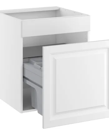 Kitchn Vaskeskab   Luksusaffaldsudtræk   Spande   Låge    572   Blændfront    124 Udtræk    450 Mm   :704  :580  :600