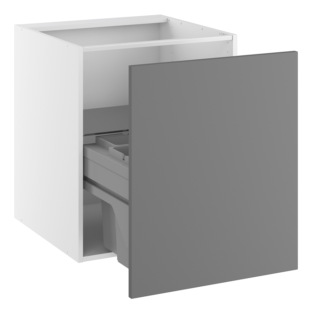 Kitchn Vaskeskab Luksusaffaldsudtræk Spande Låge 700 Udtræk 450 Mm :704 :580 :600