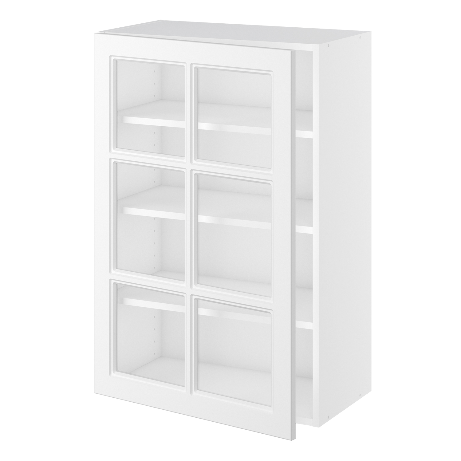 Kitchn Vitrineskab Hylder Og Låge :896 :320 :400