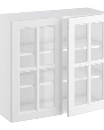 Kitchn Vitrineskab   Hylder Og   Låger  :704  :320  :800
