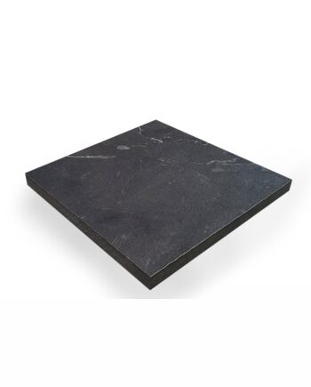 Kompaktlaminat Bordplade Sort Marble    Sort Kerne 12 Mm Nr  433 På Mål